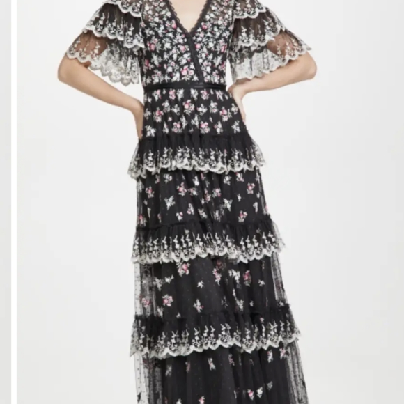 BHLDN Needle & Thread Dress fits size US 4 $669 - Picture 4 of 10